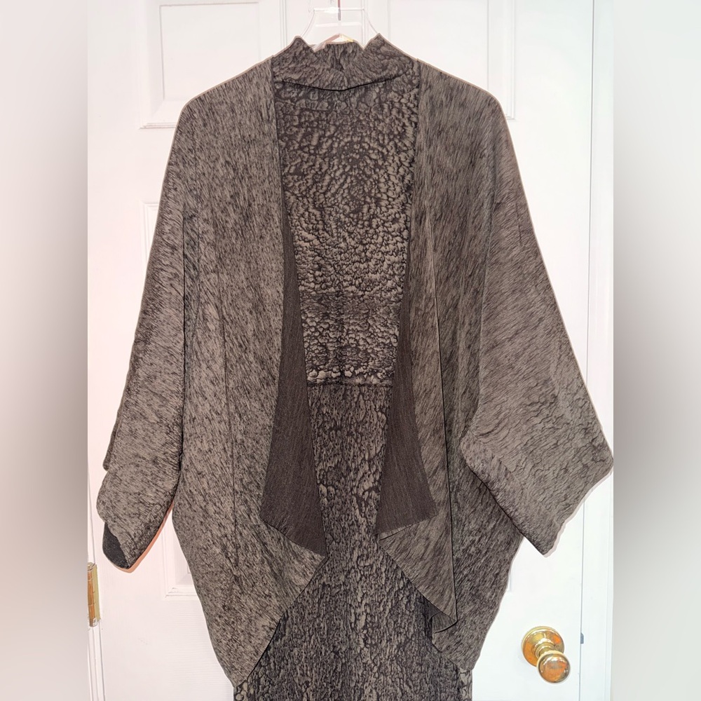 Kiss of the Wolf Womens Vintage Hand Painted Dress Set, one size, Dk Green & Blk - Picture 5 of 9